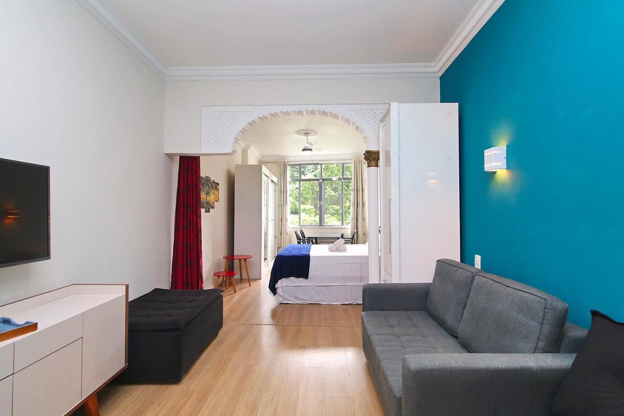 Fantastico 1 Quarto E Sala Em Copacabana Com Vista Para Natureza Rio de Janeiro Exterior foto